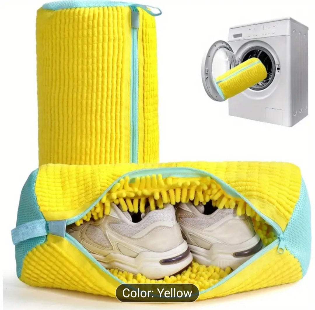 Shoe washing machine bag